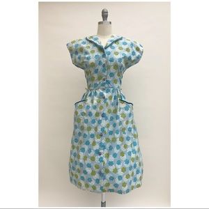 1950s 1960s Dress Novelty Print